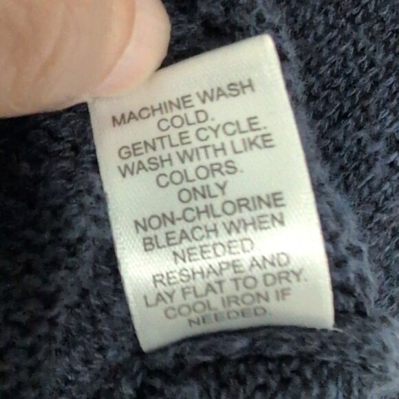 Cato Star Sweater Womens Size 18/20W Blue Bell Sleeve Cotton Blend Knit Pullover - Picture 7 of 11